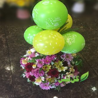 باکس گل و بادکنک bx001