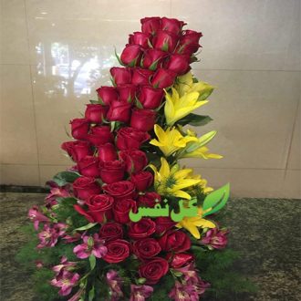 سبد گل یک طرفه bs001